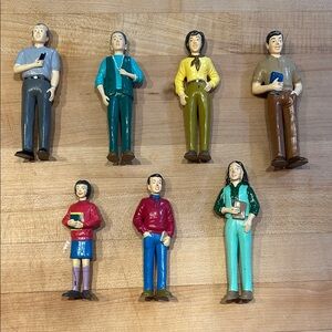 Lakeshore Community Block Play People Lot of 7 Figurines